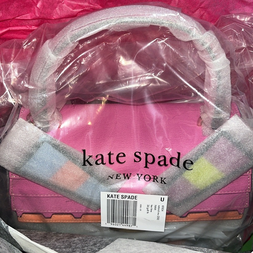 kate spade NWT! Tee Time Wicker 3D Windmill Top-handle Bag